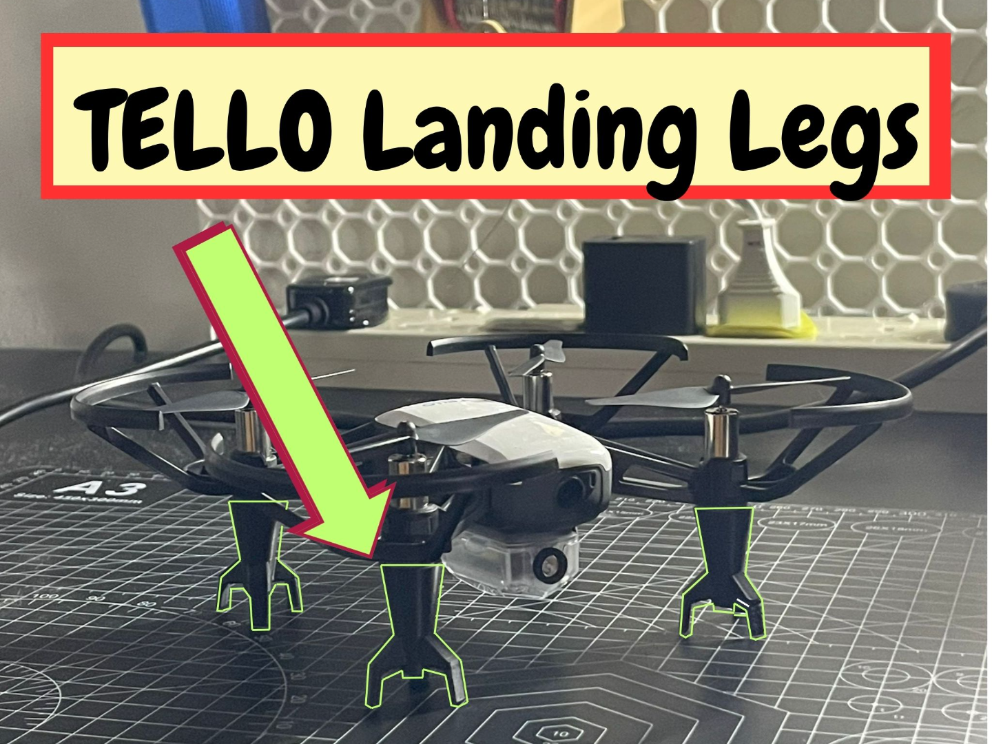 DJI Tello Drone Landing Legs