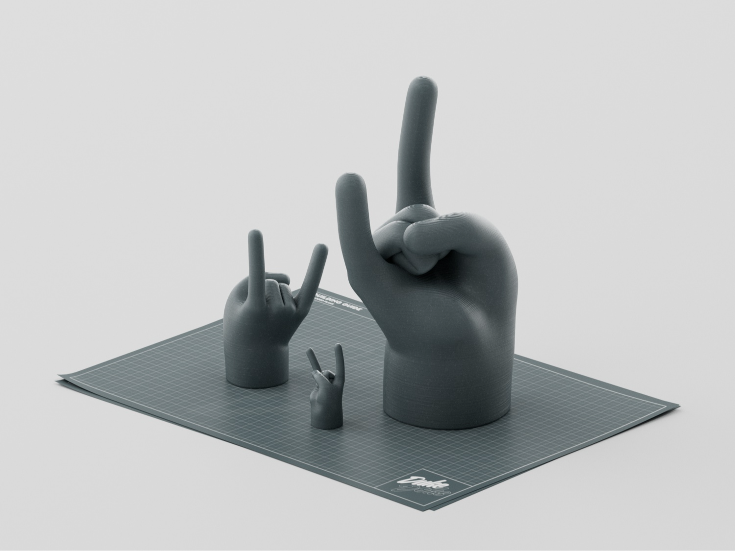 Cartoon Hand - Rock