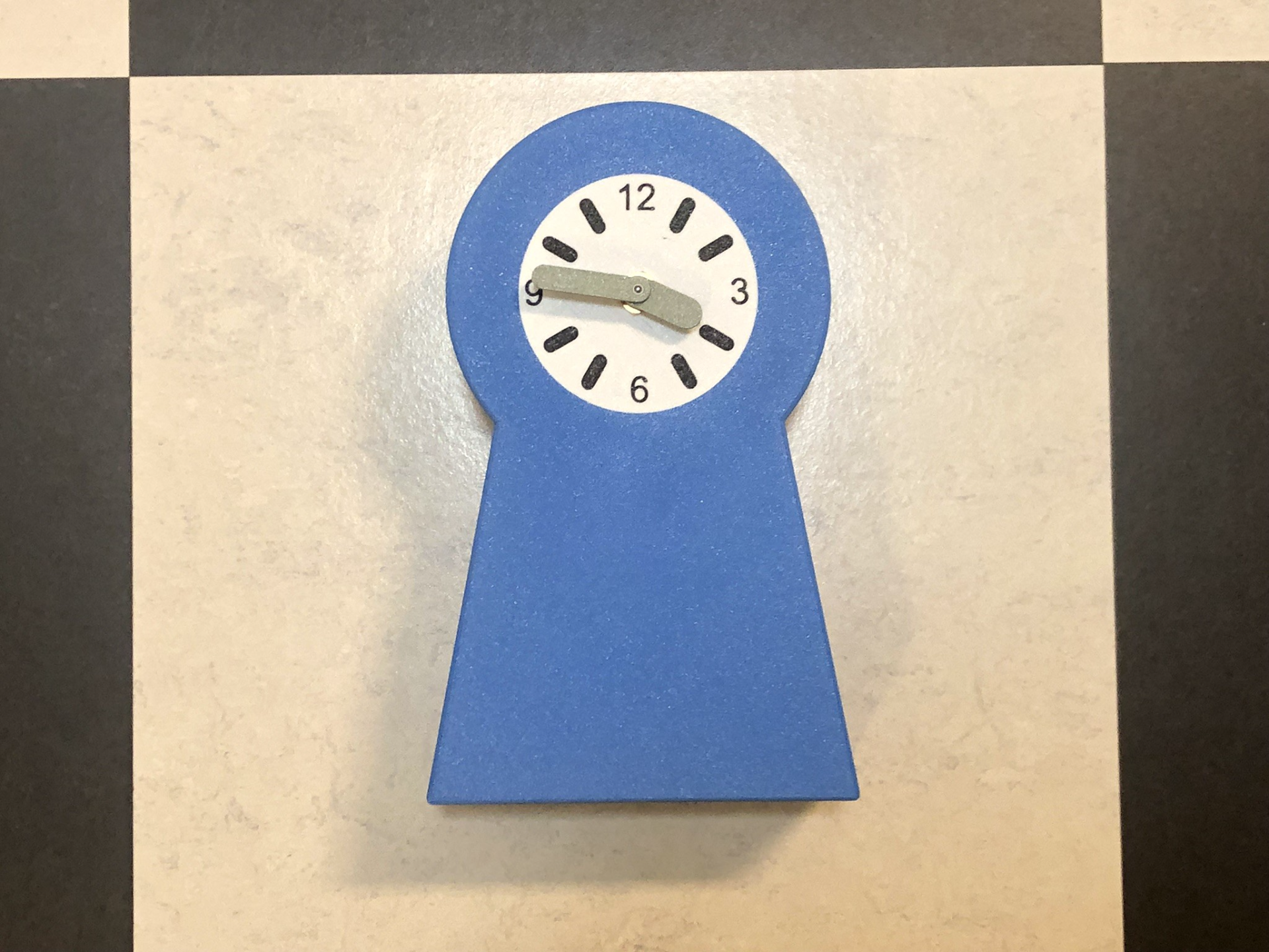 Keyhole clock (IKEA PS 1995 inspired)
