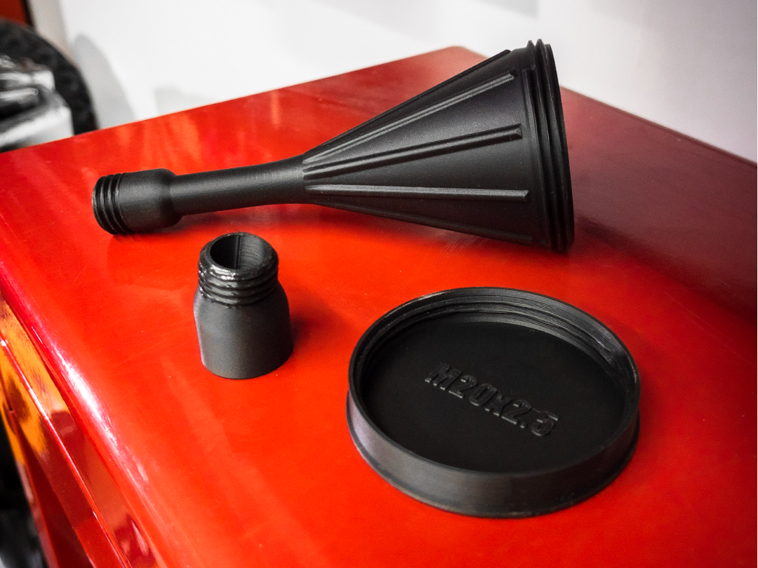 Screw-in Motorcycle Oil Funnel - (M30x3.5 Threads)