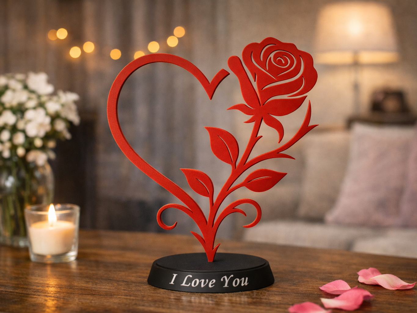 Valentine Rose (Cutom Text)