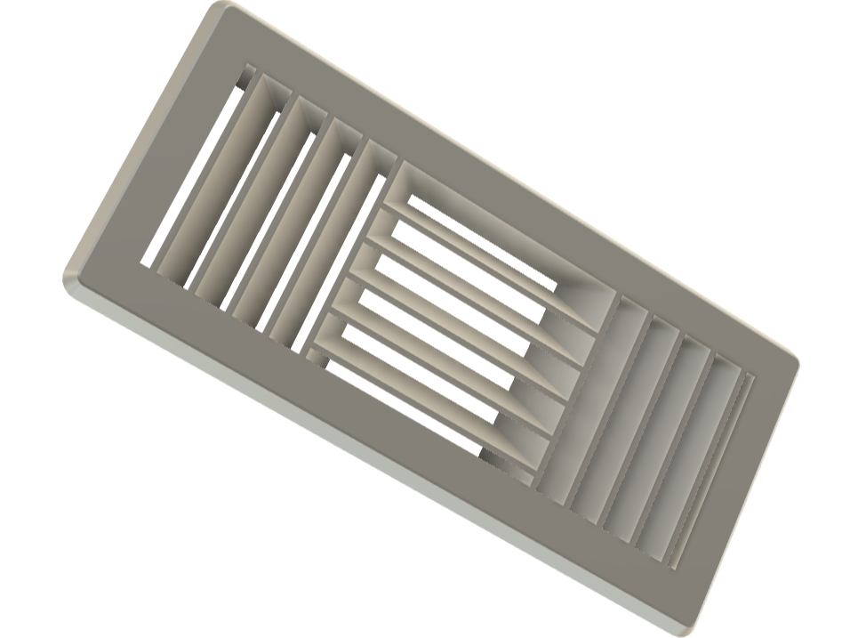 Parametric Floor Register