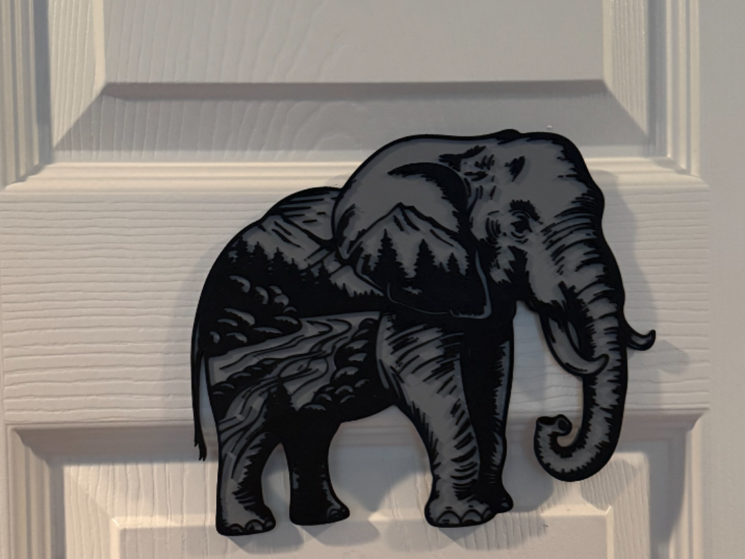 ELEPHANT WALL ART