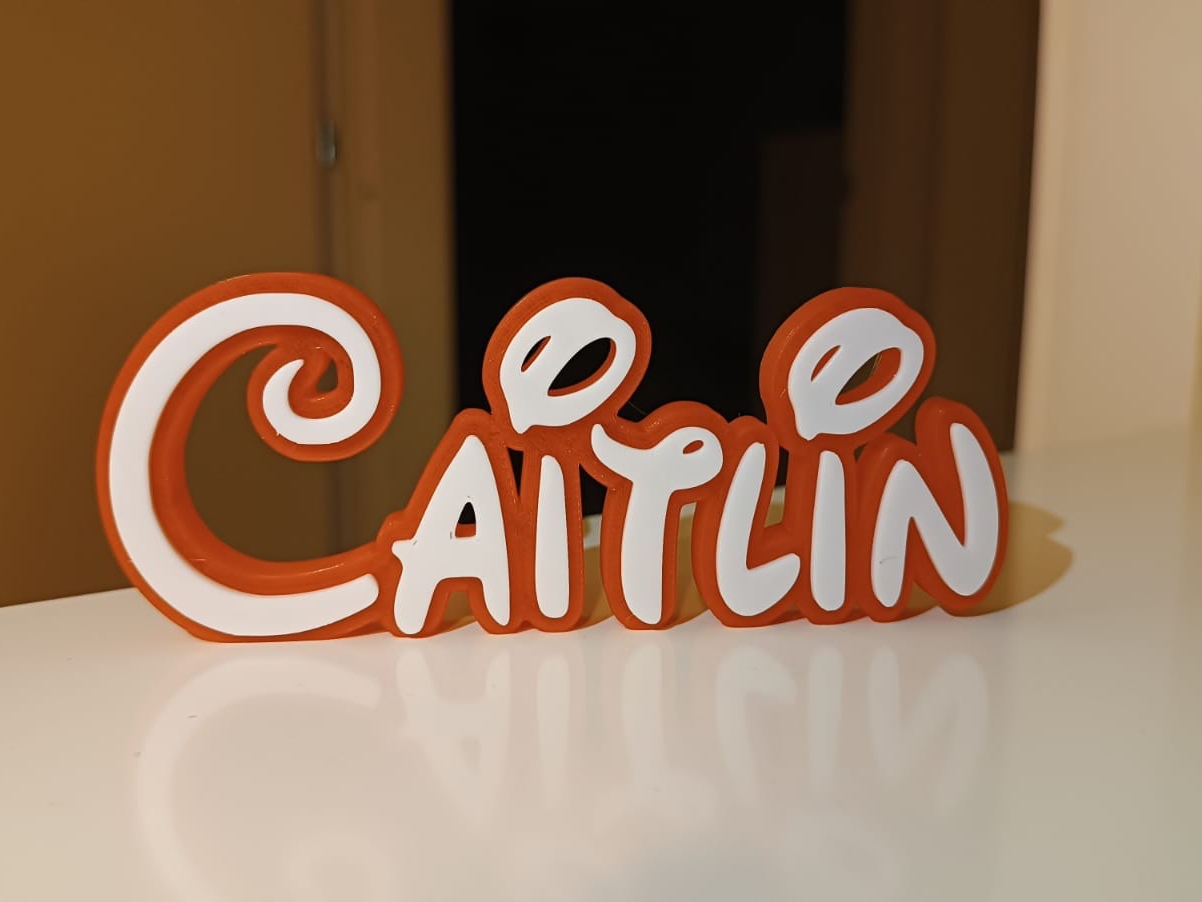 Disney Name Sign Caitlin Kid Room Wall Decor Tag