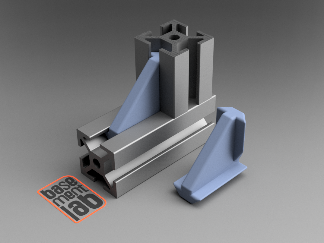 2020 45_90 connector Hidden Mount  T-Slot