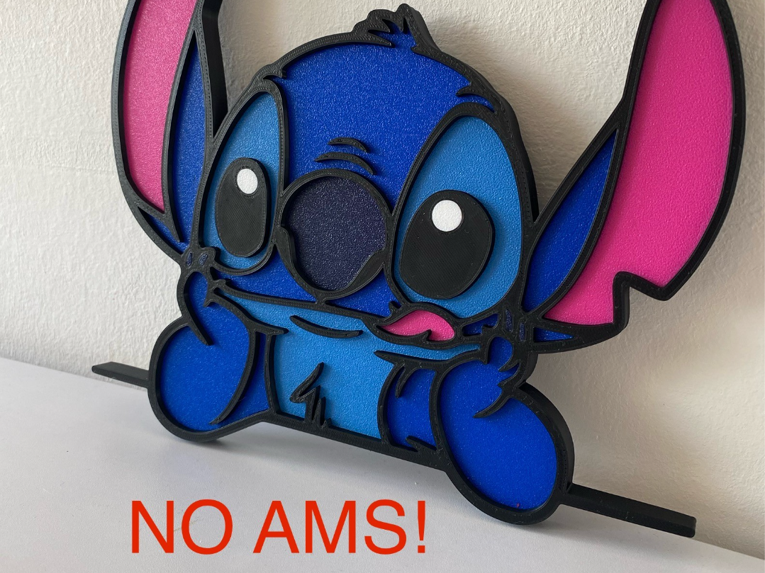 Stitch Wall Decor NO AMS needed!