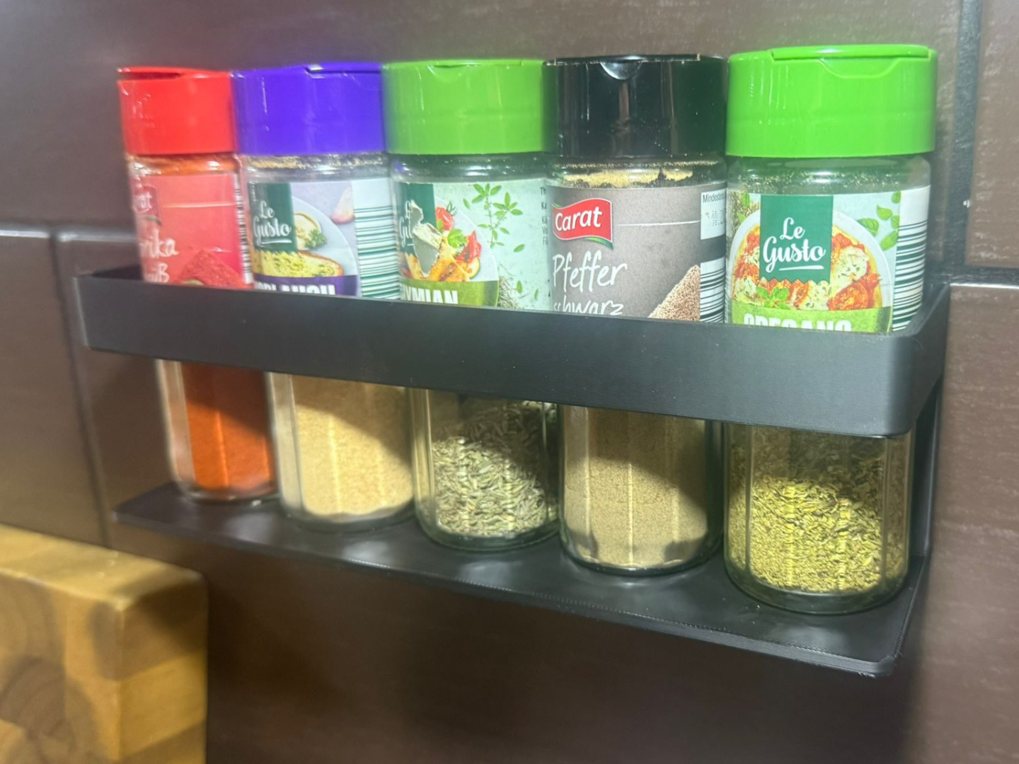 Gewürzregal / spice rack zum kleben und bohren