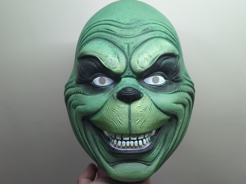 Maschera del Grinch (Ispirata a "The Mean One")
