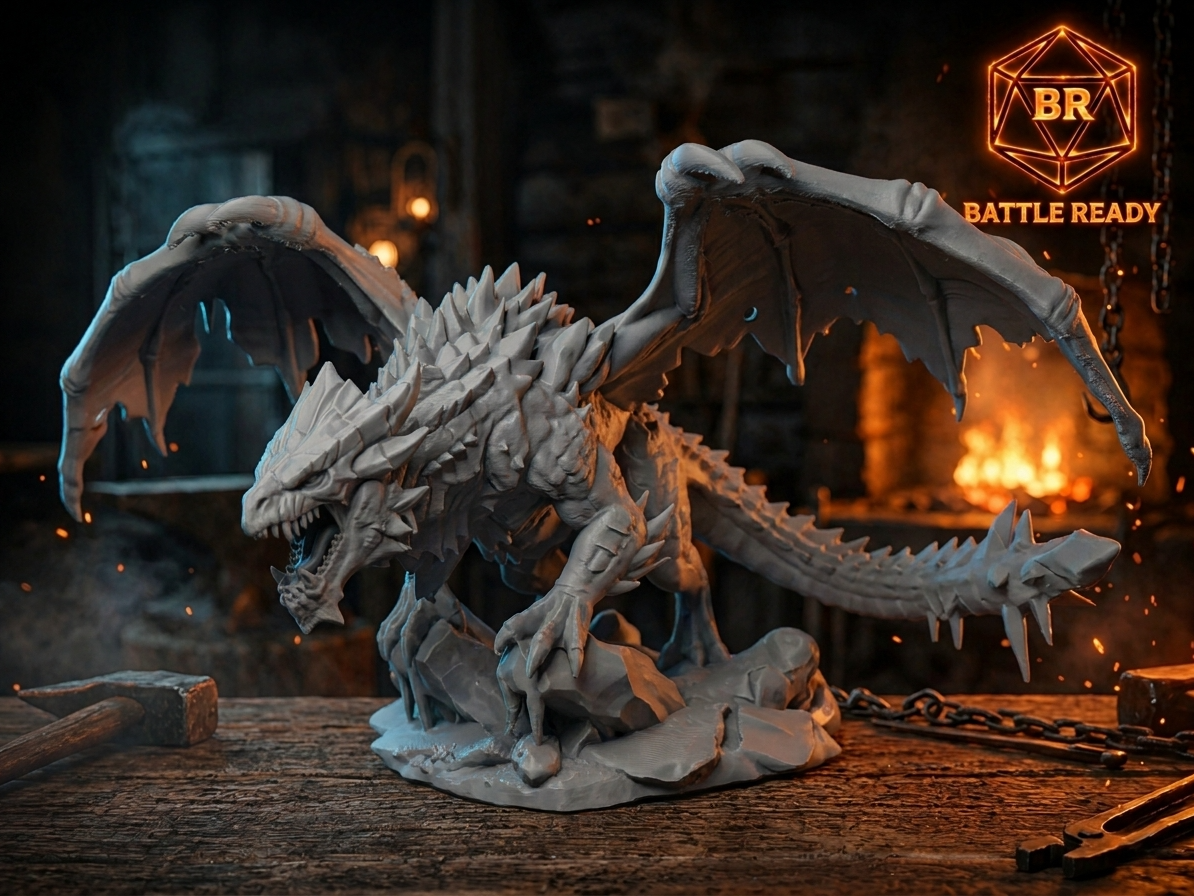 Adult White Dragon