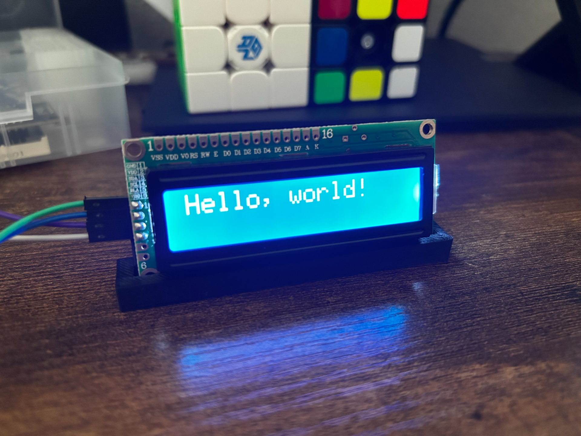 16x2 LCD Viewing Stand