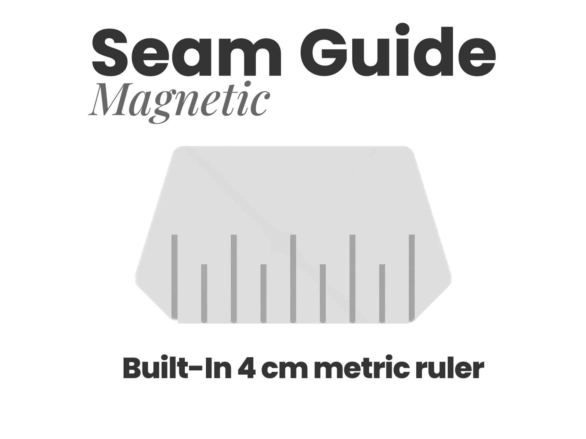 Magnetic Seam Guide for Sewing Machines