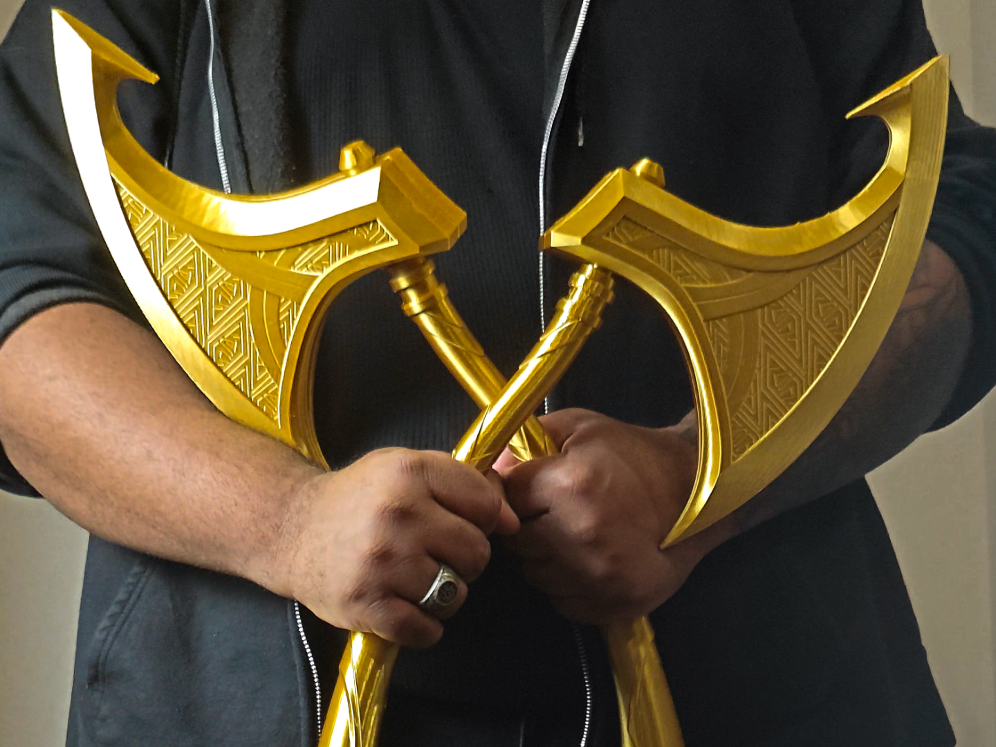 Marvel Rivals: Angela's Axes of Ichors Prop