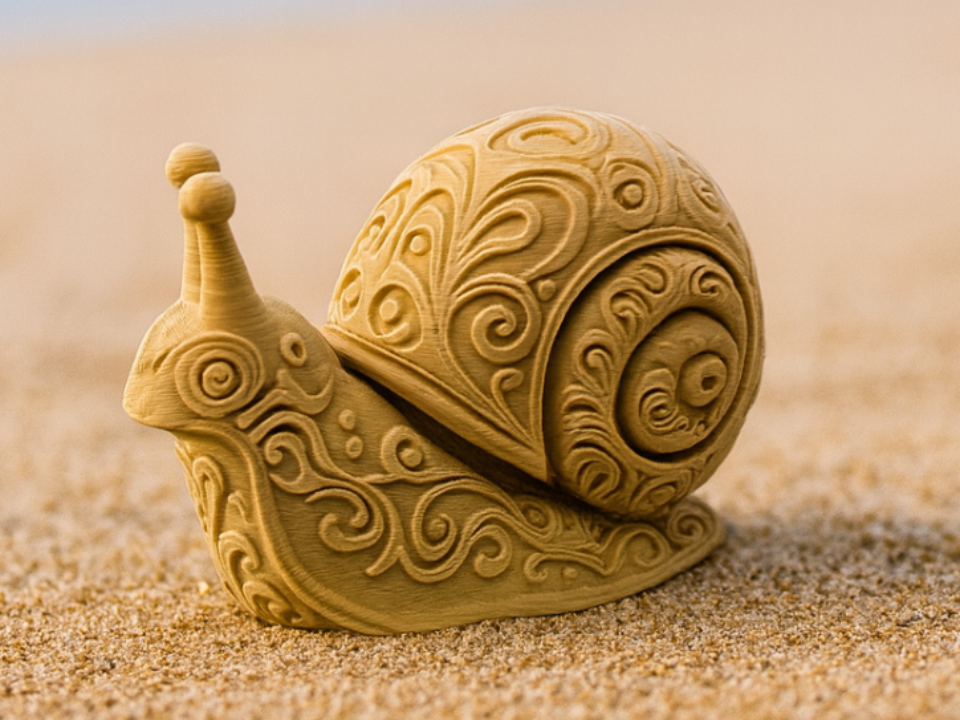 Ornament-Schnecke der Ruhe