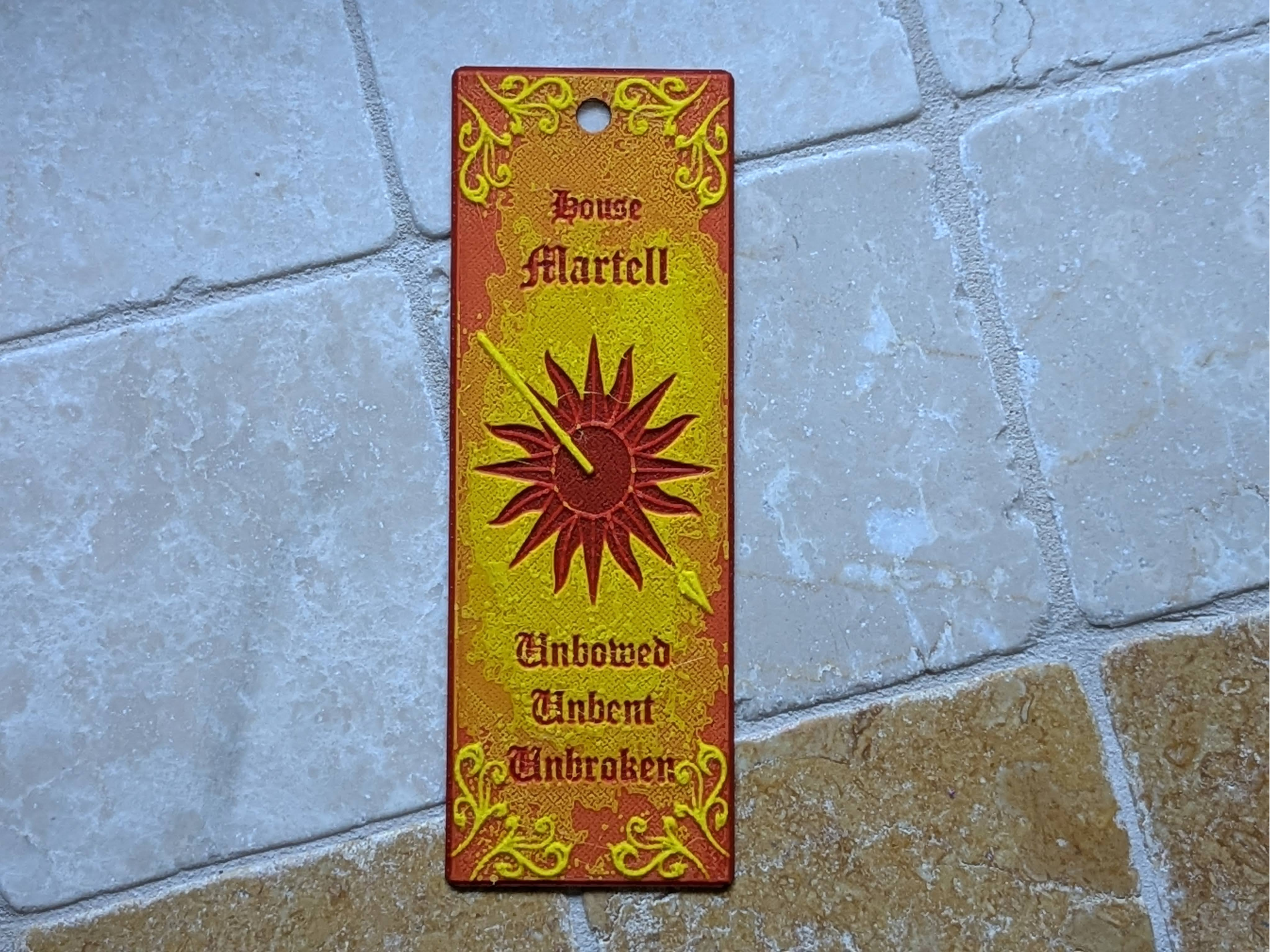A Game of Throne Bookmark - House Martell