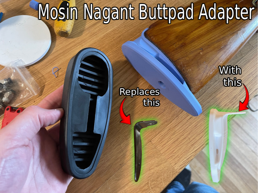 Mosin Nagant AR Buttpad Adapter
