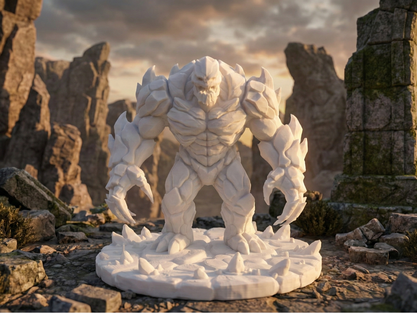 Obsidian Titan miniature