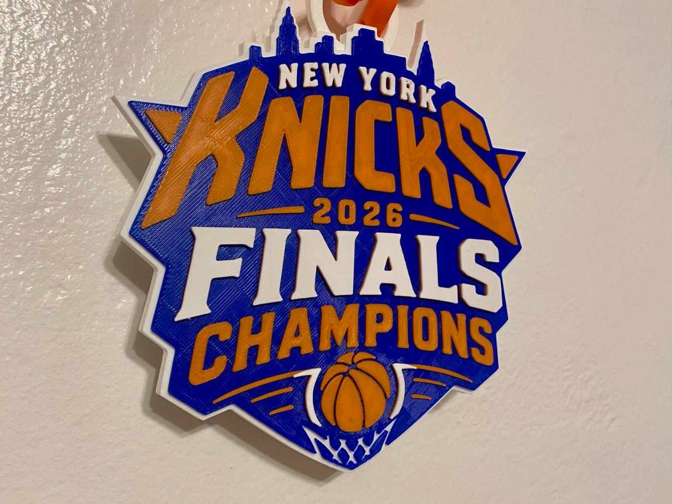 Knicks NBA Finals Champions Hype Chain Pendant