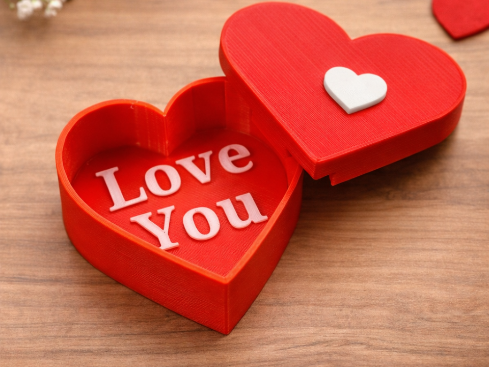 Cute heart box