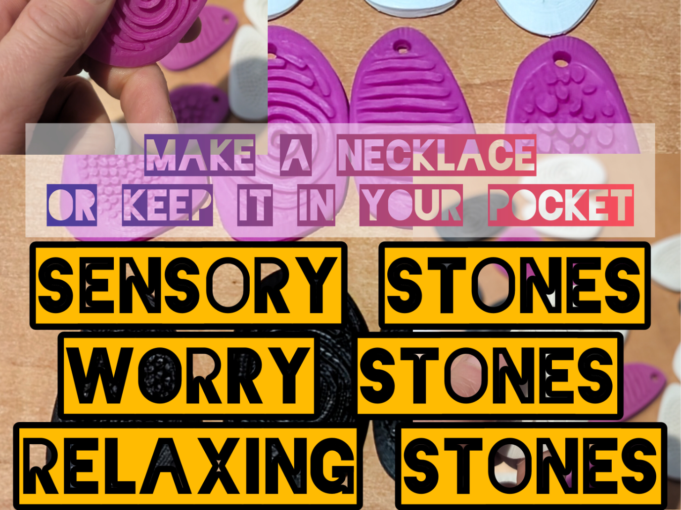 Worry Stone Sensory Anxiety Relaxing