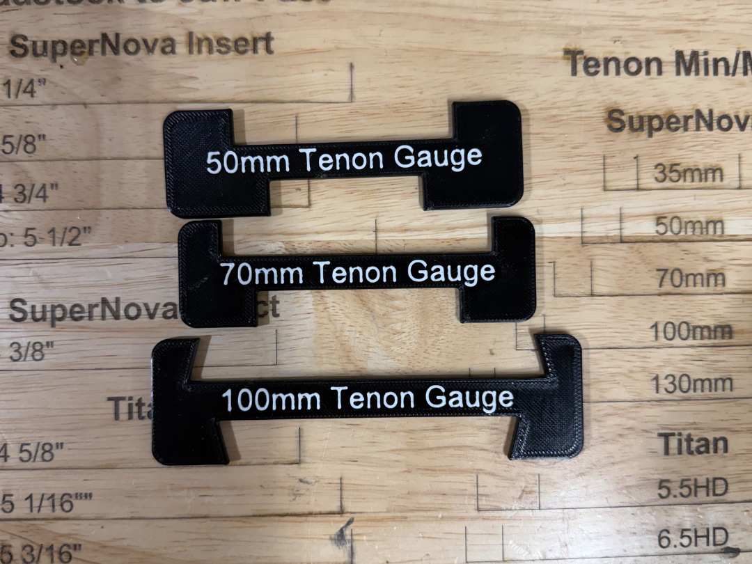 Lathe Chuck Tenon Jig- Make your own custom gauge!