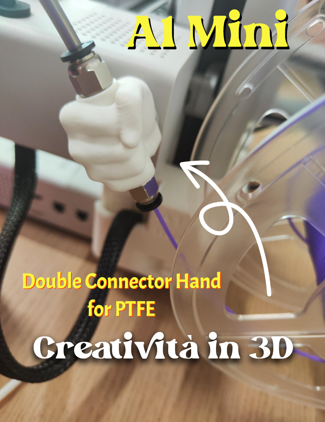 A1 mini Double connector PTFE Hand