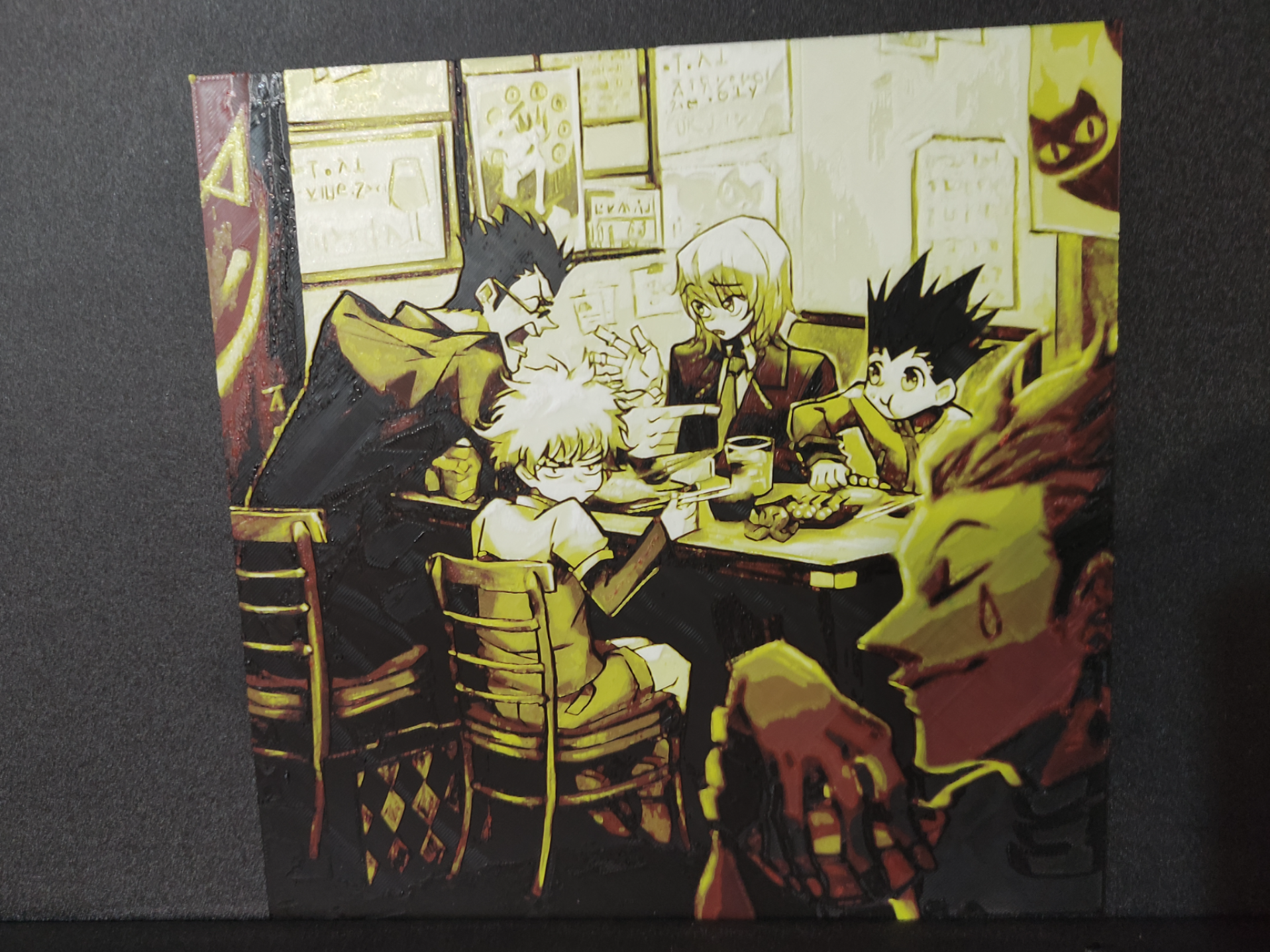 Hunter X Hunter at a Bar - Gon Killua Kurapika