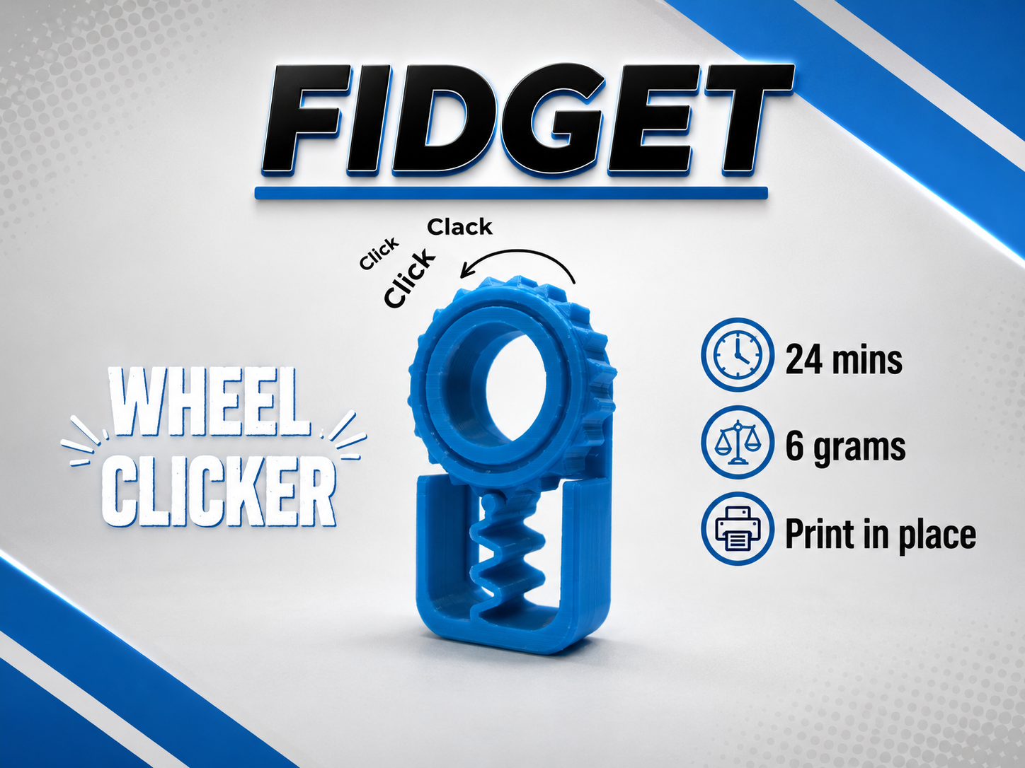 Fidget Clicker para el Dedo