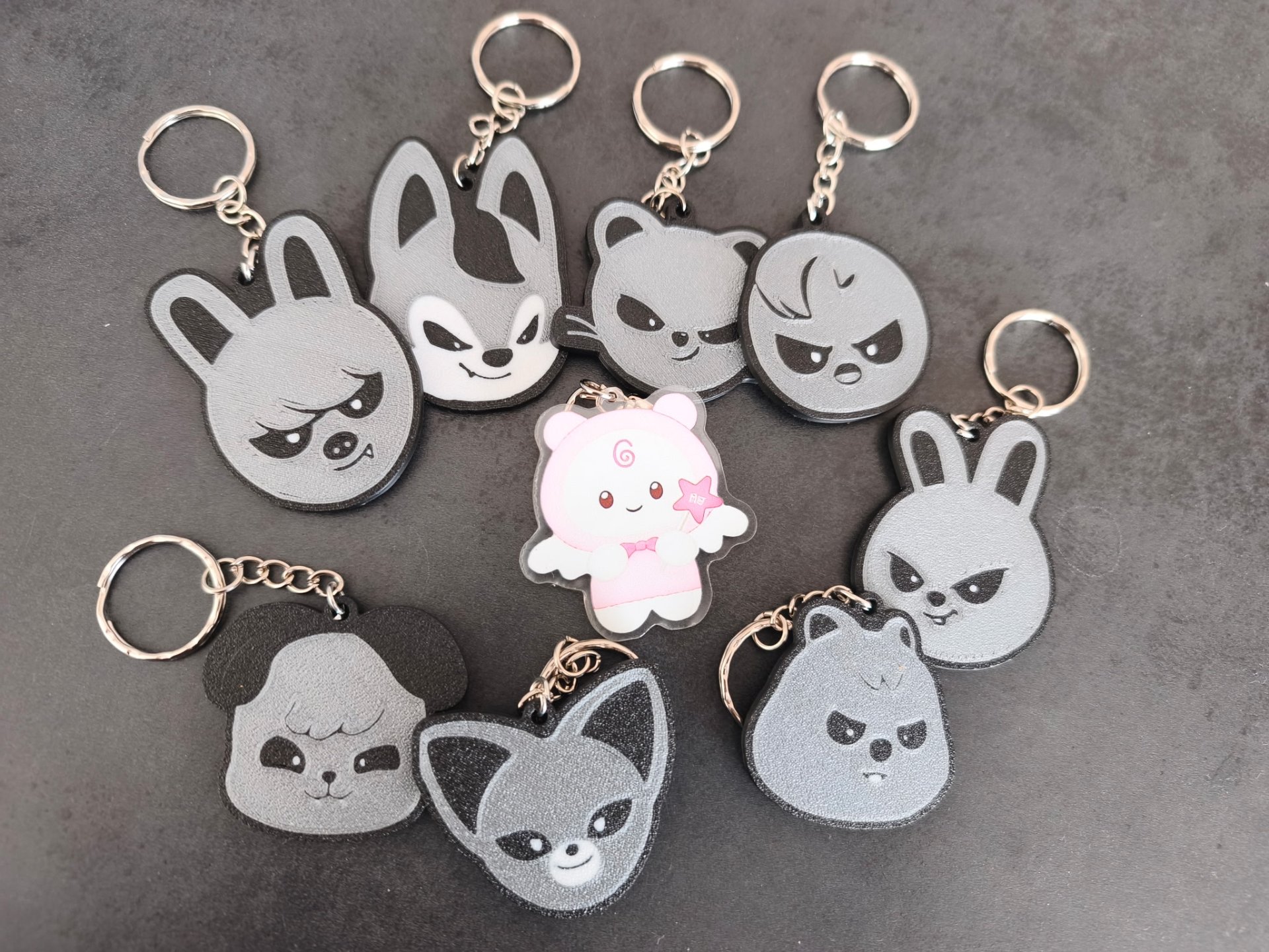 Collection de Porte-clés "Evil SKZOO" Stray Kids
