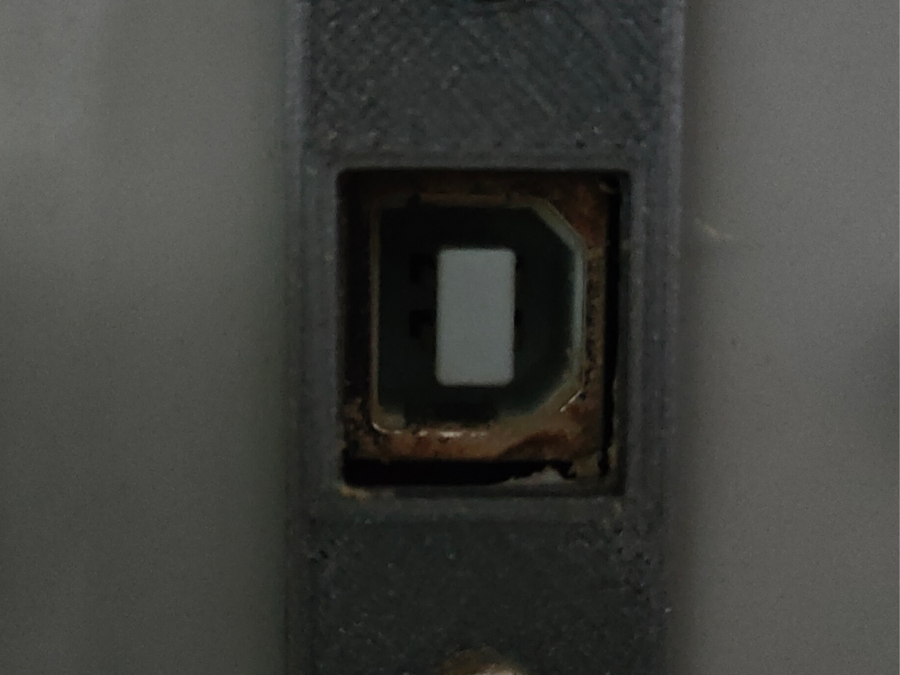 Mascherina per prolunga USB-B da quadro