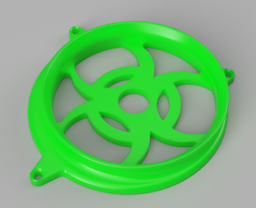 K1 SIDE FAN COVER BIOHAZARD DESIGN