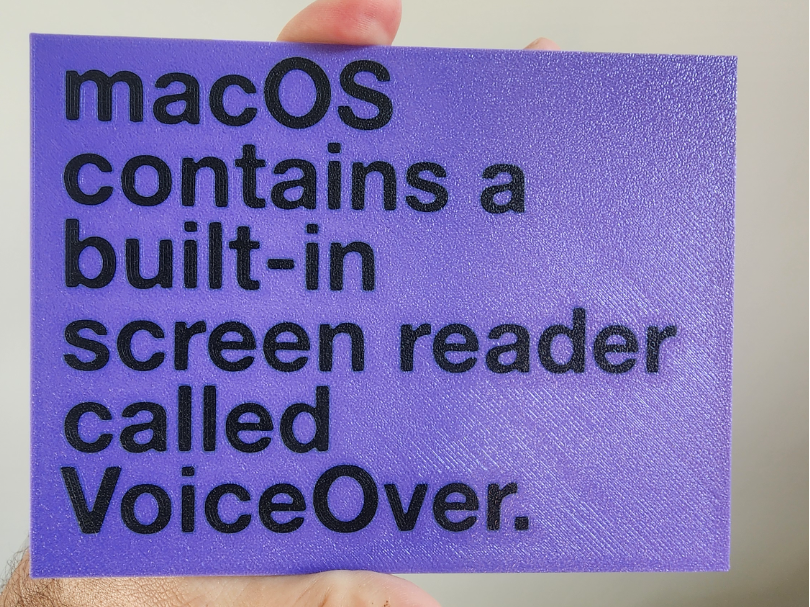 macOS Sign - 2 Colors