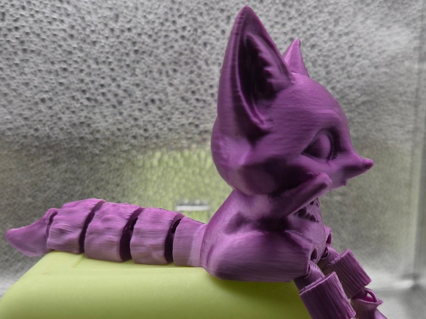 Foxy the flexi Fox print in place articulated