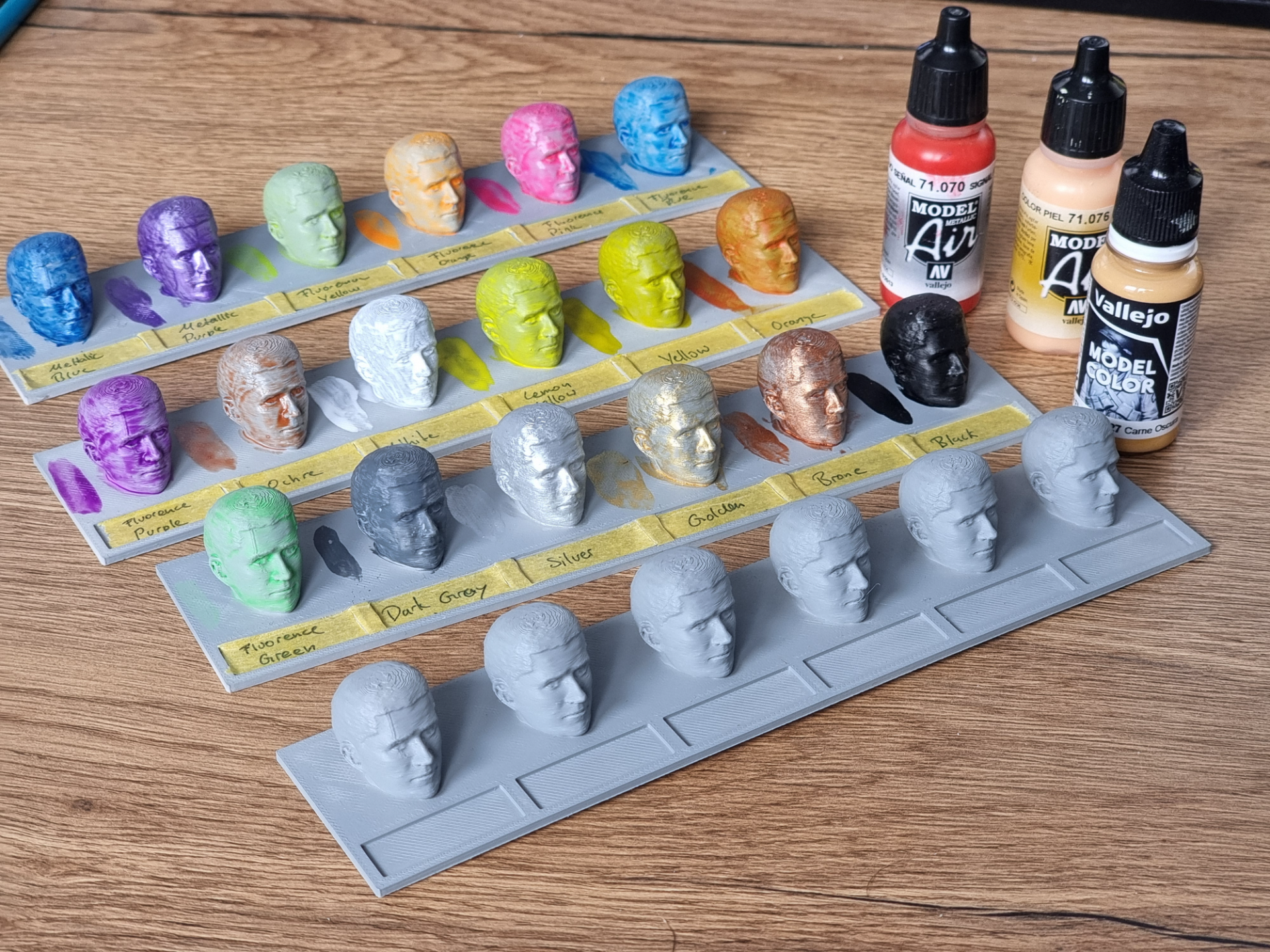 Paint Swatch Heads for Color testing. Standalone!