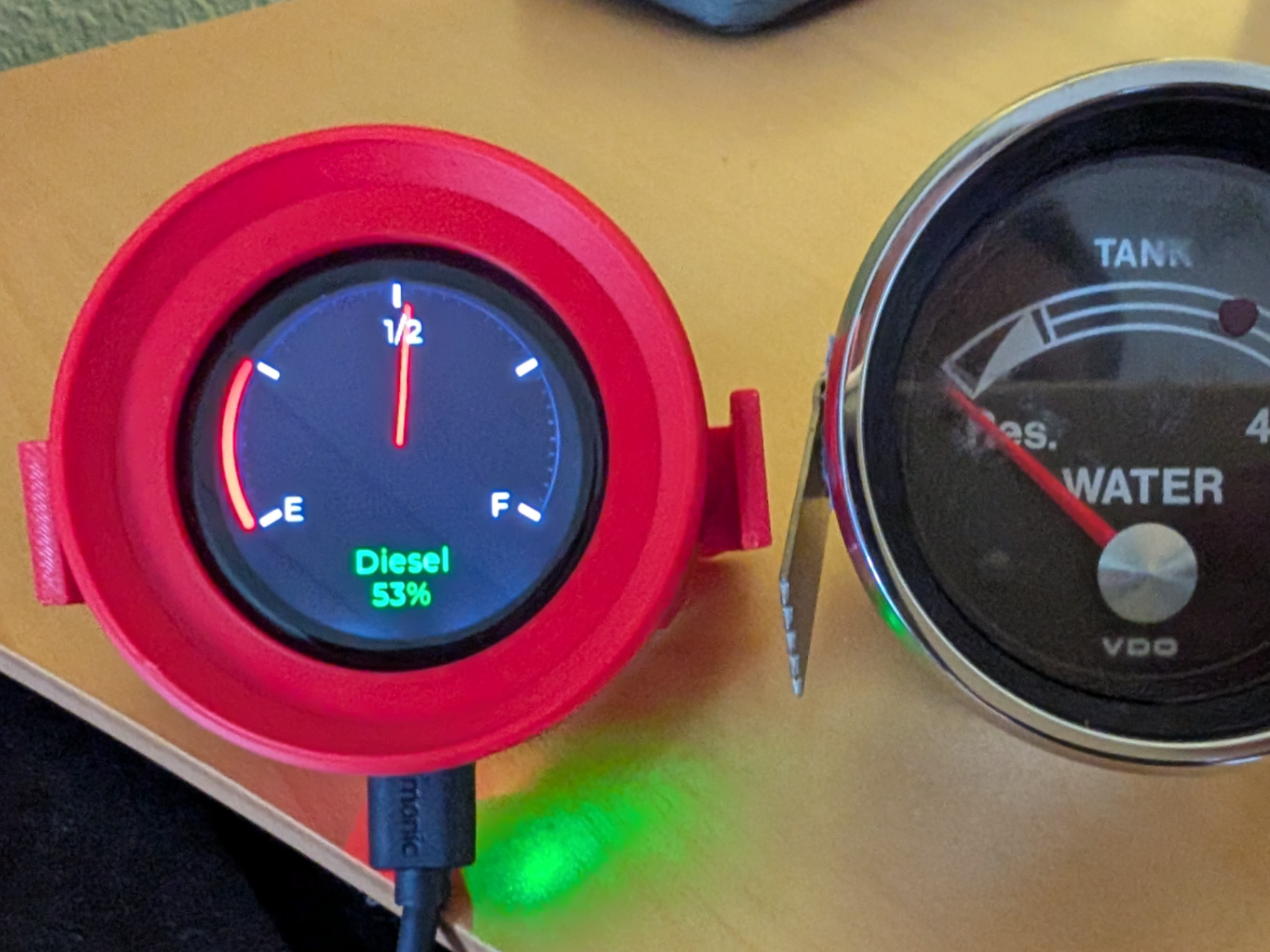 60mm VDO style - Waveshare ESP32-S3-Touch_LCD-1.46