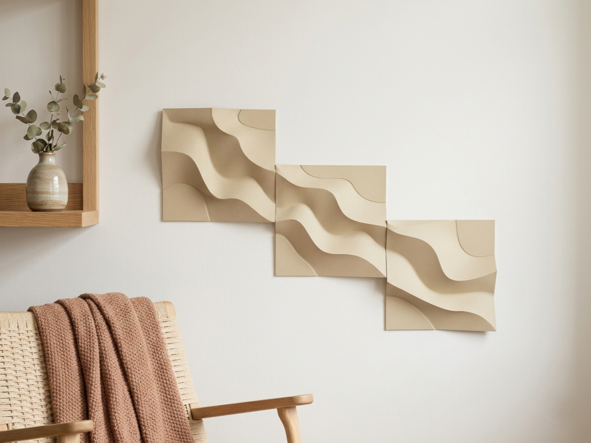 Desert dune decorative wall panels