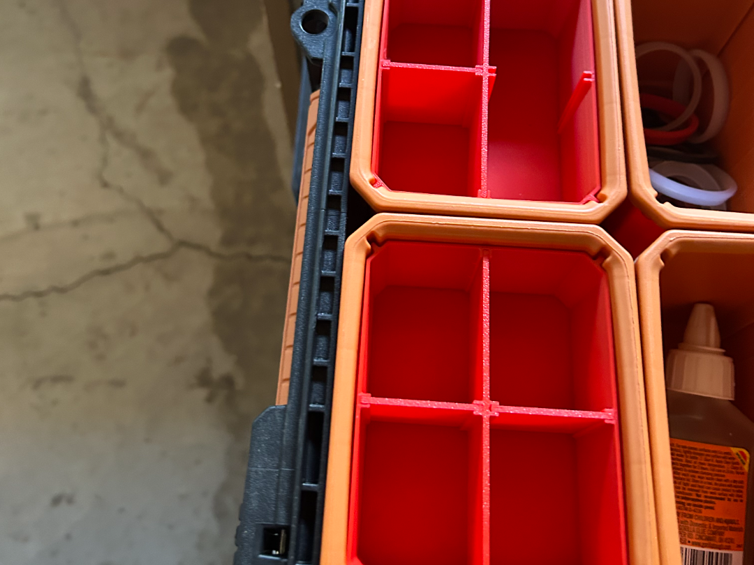 Rigid Pro Small Parts Removable Slides Organizer