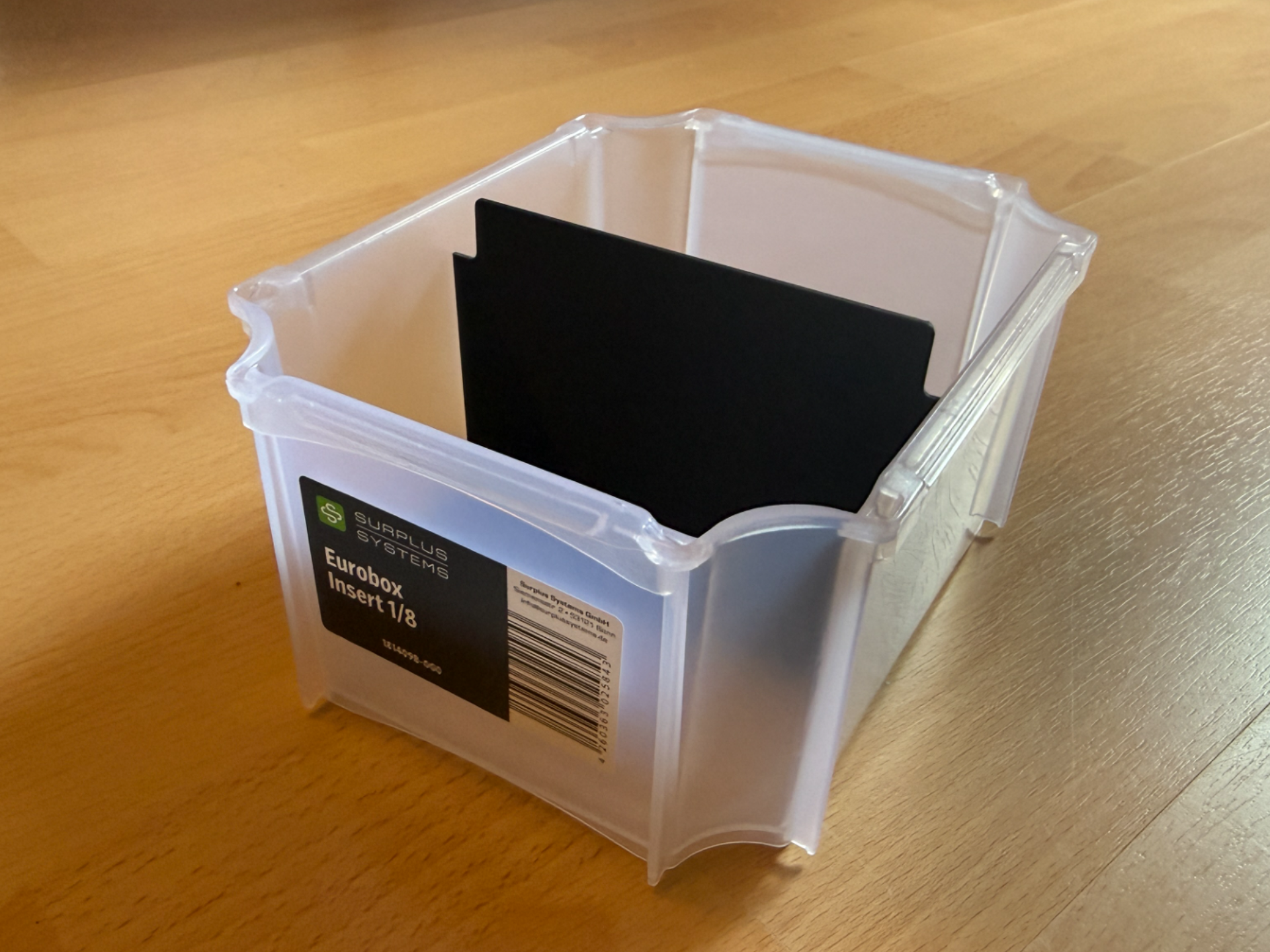 Divider for Surplus Insert Box 1/8 (Eurobox)
