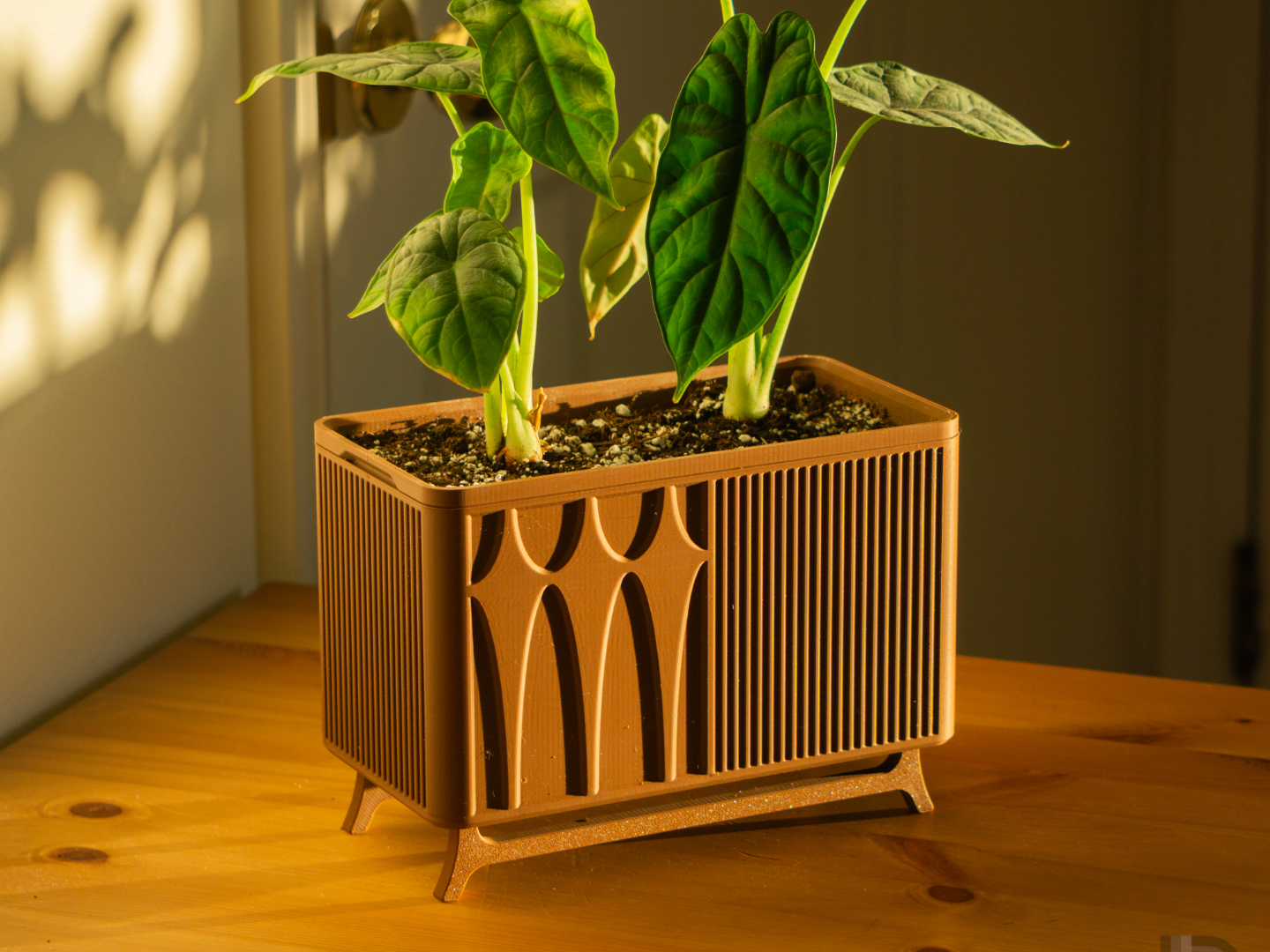Brasilia Planter, Mid-Century Modern Plant Pot