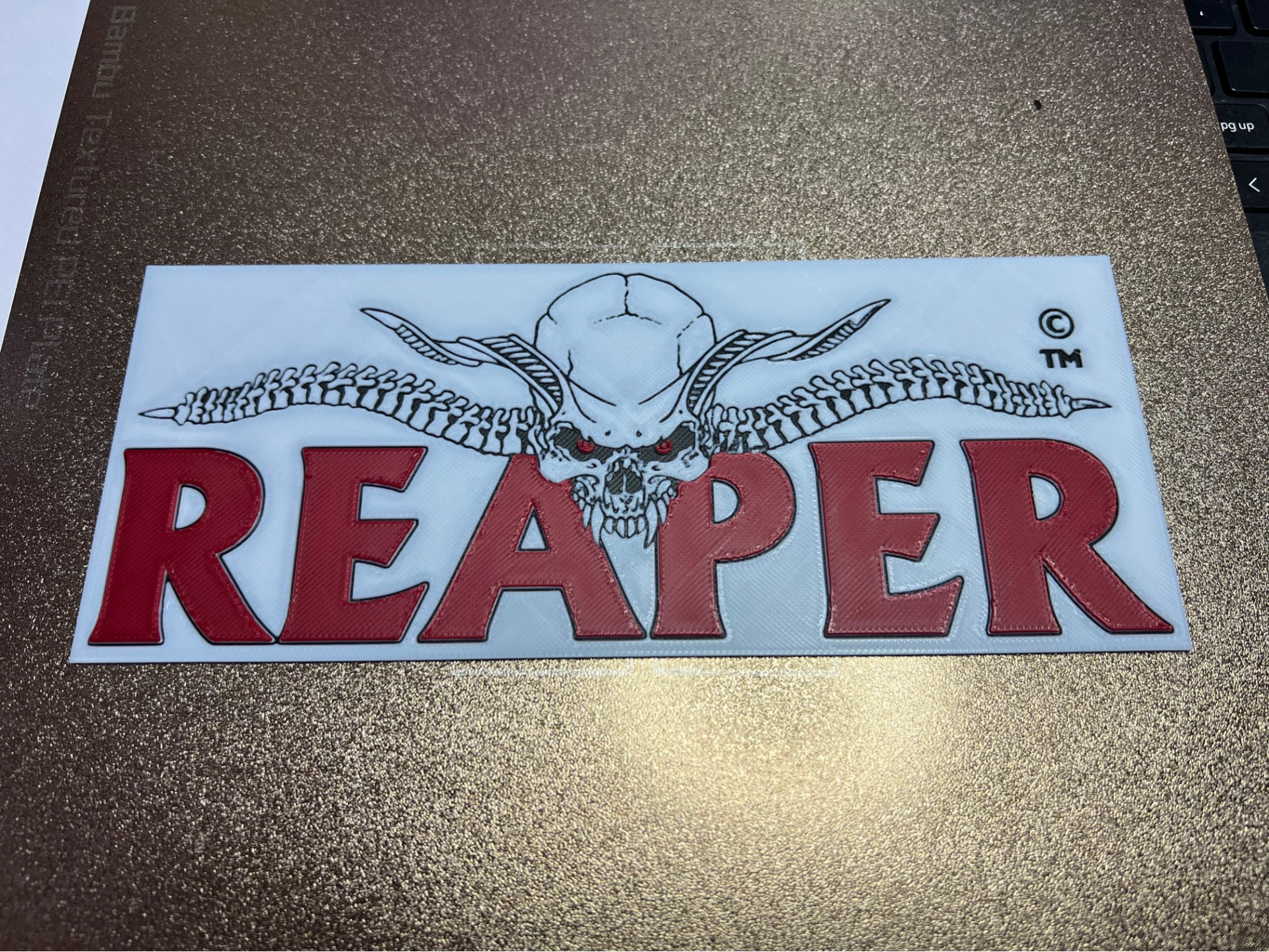 Reaper Miniatures Logo File Hueforge