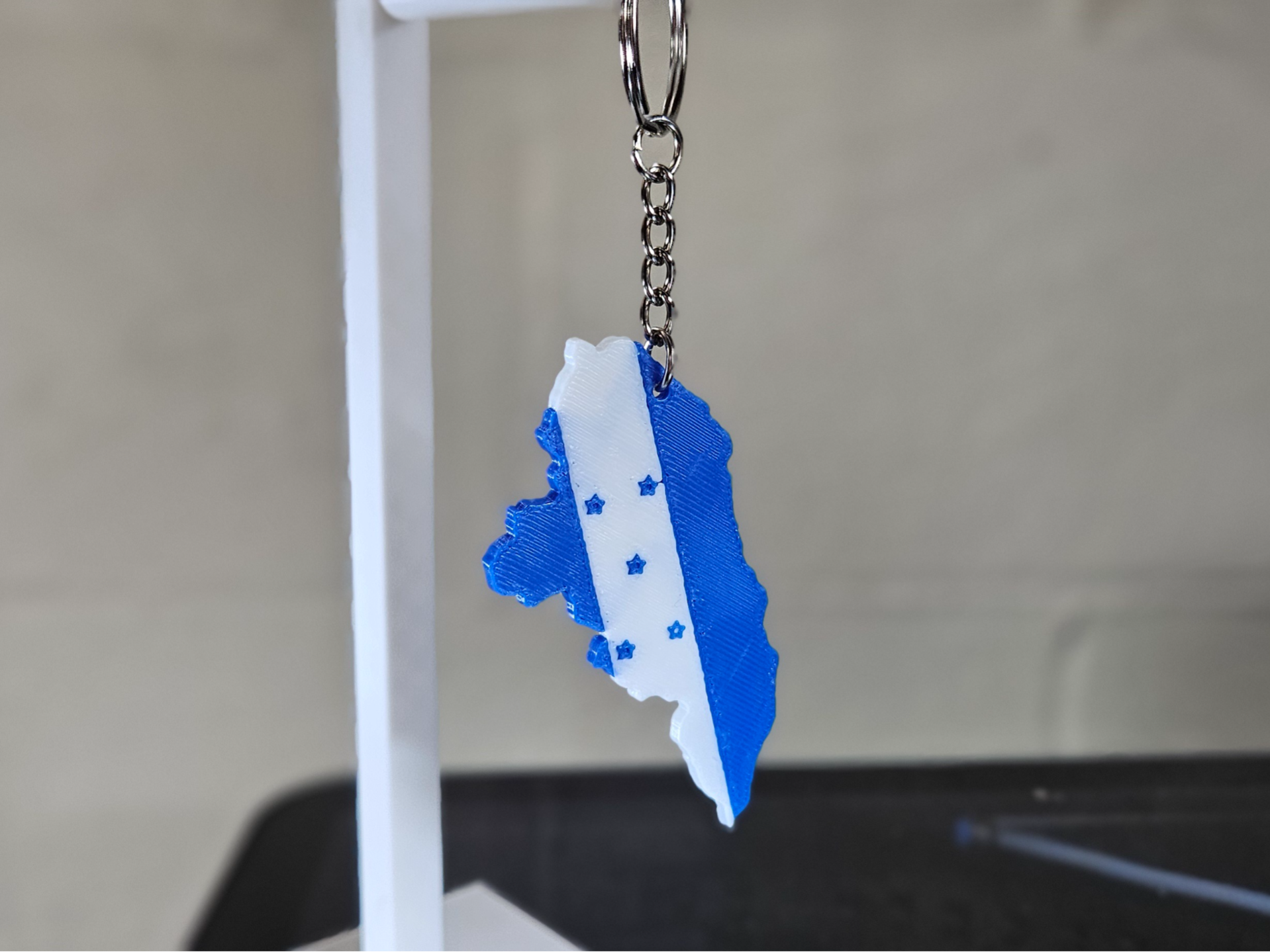 Honduran Flag Keychain