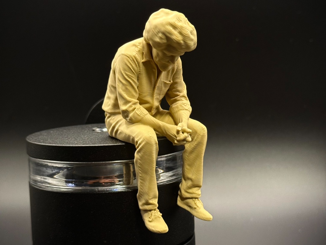 Sad Bob Ross Edge Sitter Figurine!