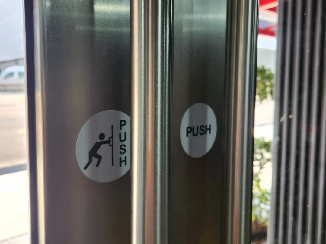 PUSH & PULL DOOR SIGNS 65mm