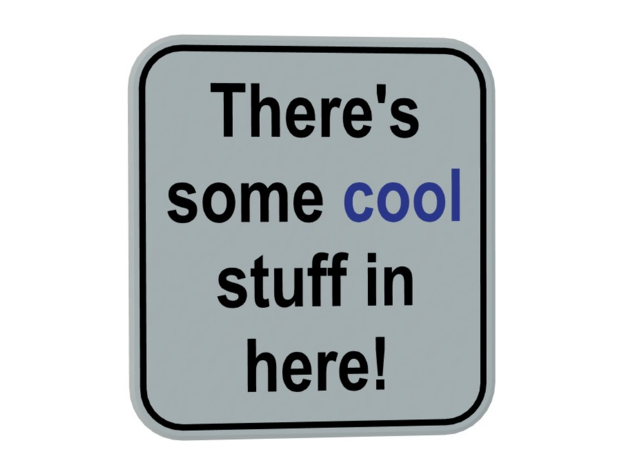 Cool Stuff Fridge Magnet