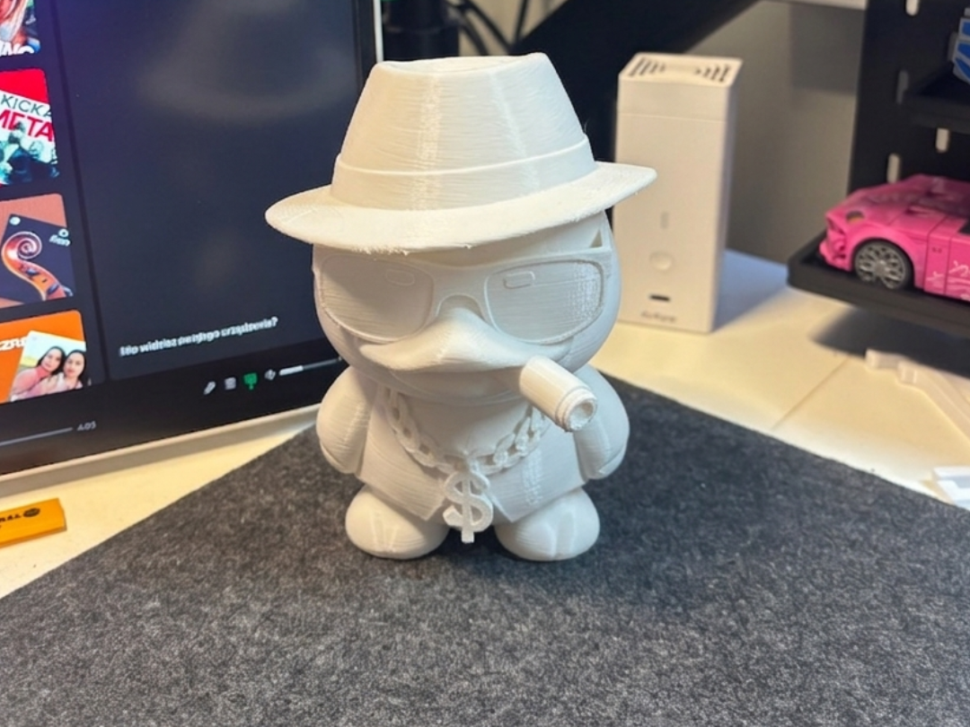 Boss Duck with Cigar & Fedora | Badass Print
