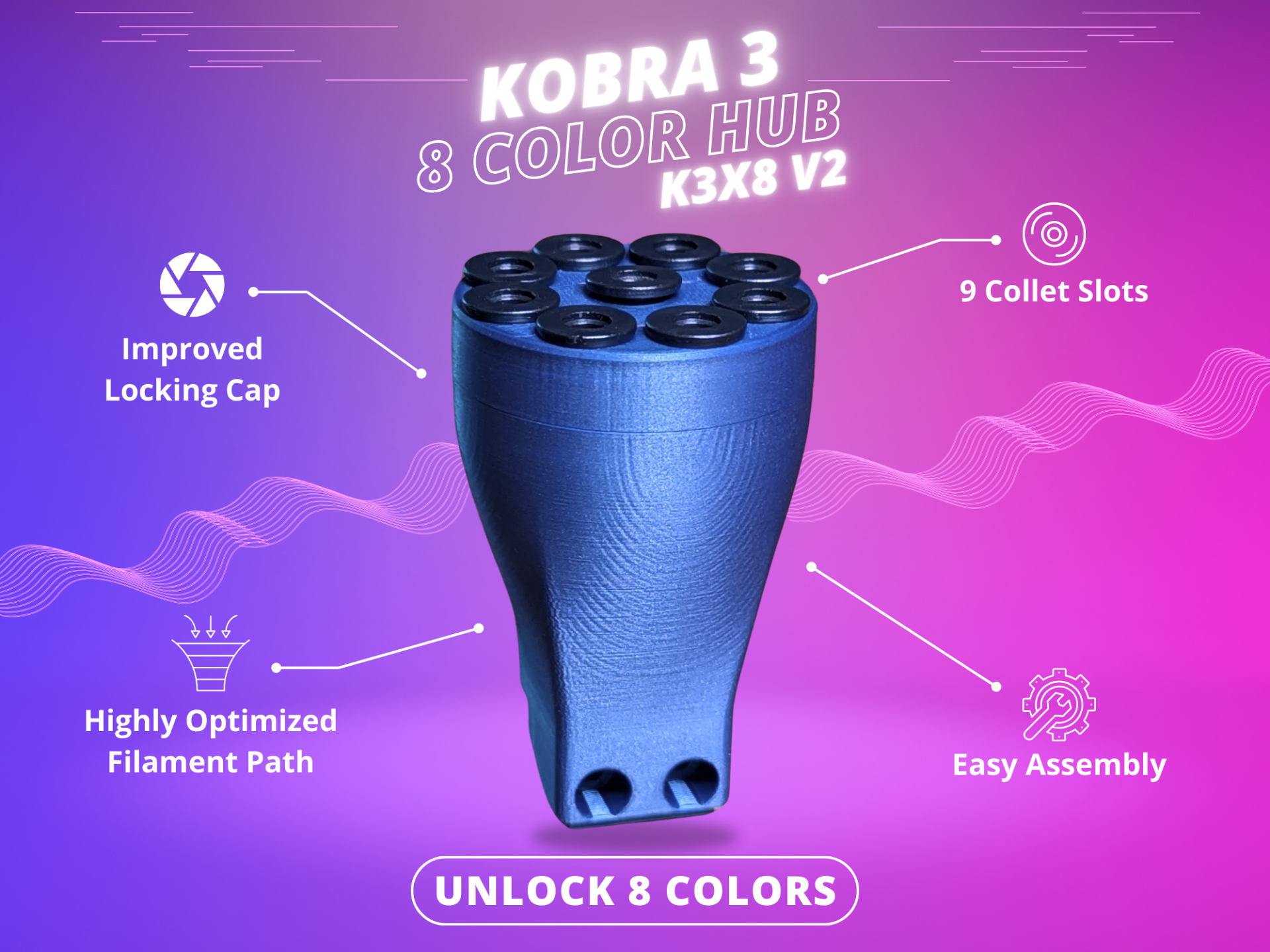 Kobra 3 8 Color Hub Kit - K3x8 v2