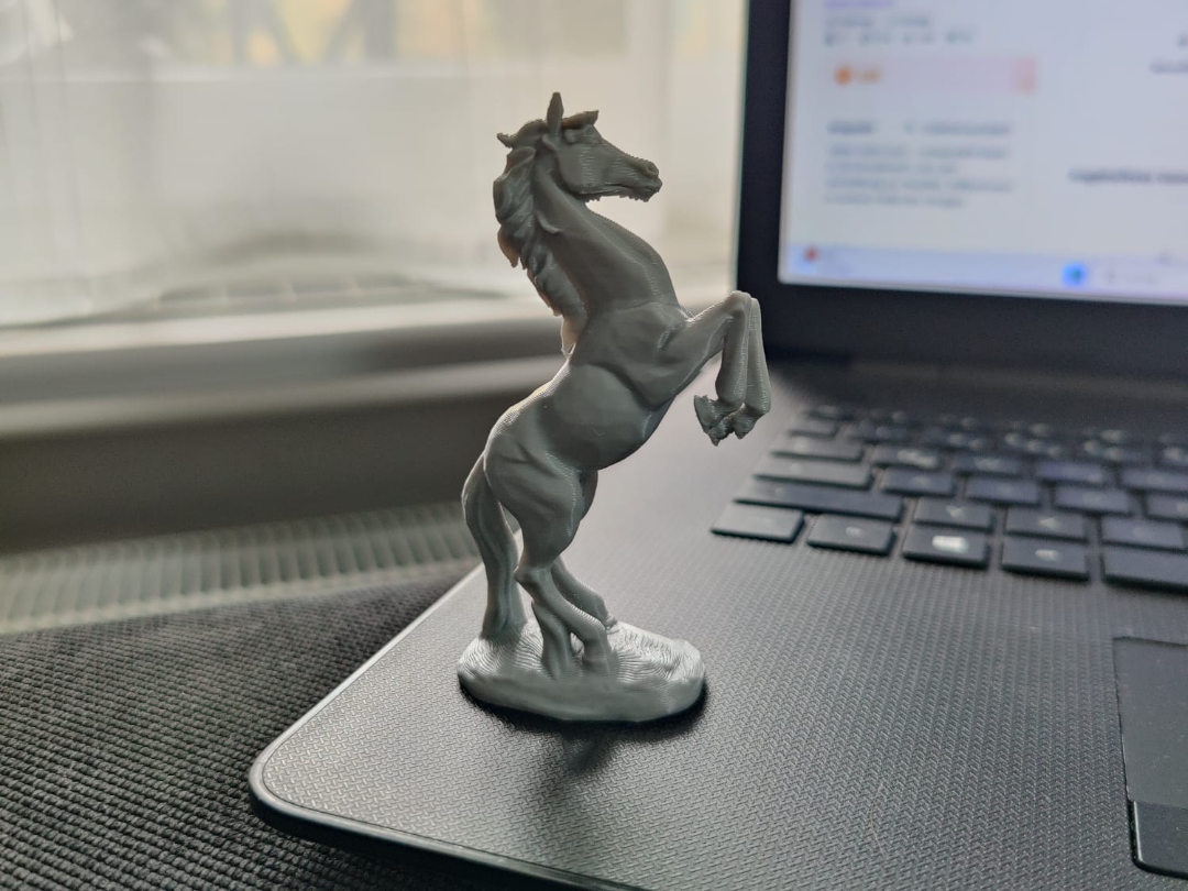 Rearing Wild Horse Statue