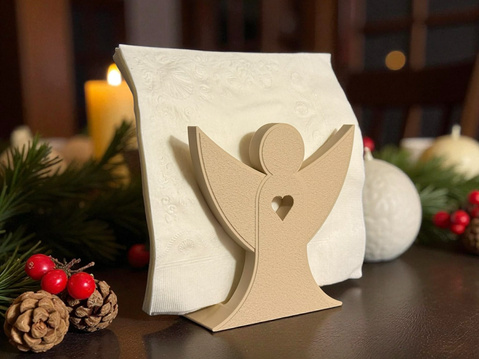 Christmas Angel Napkin Holder
