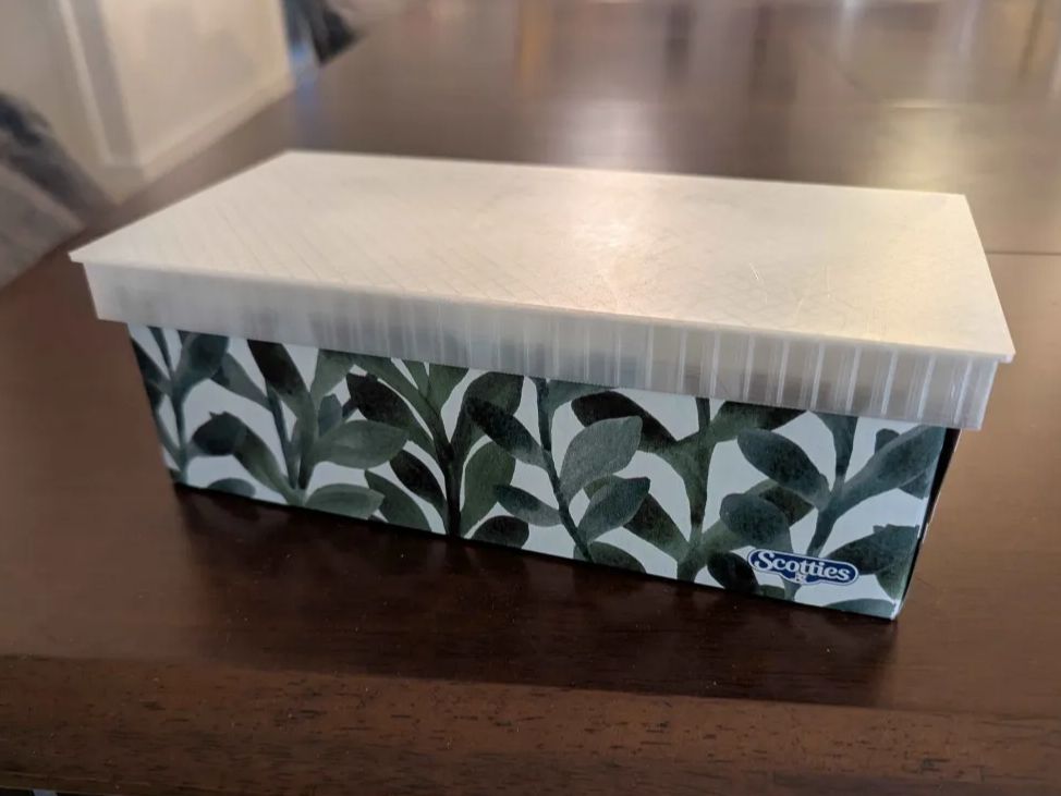 Napkin box cover