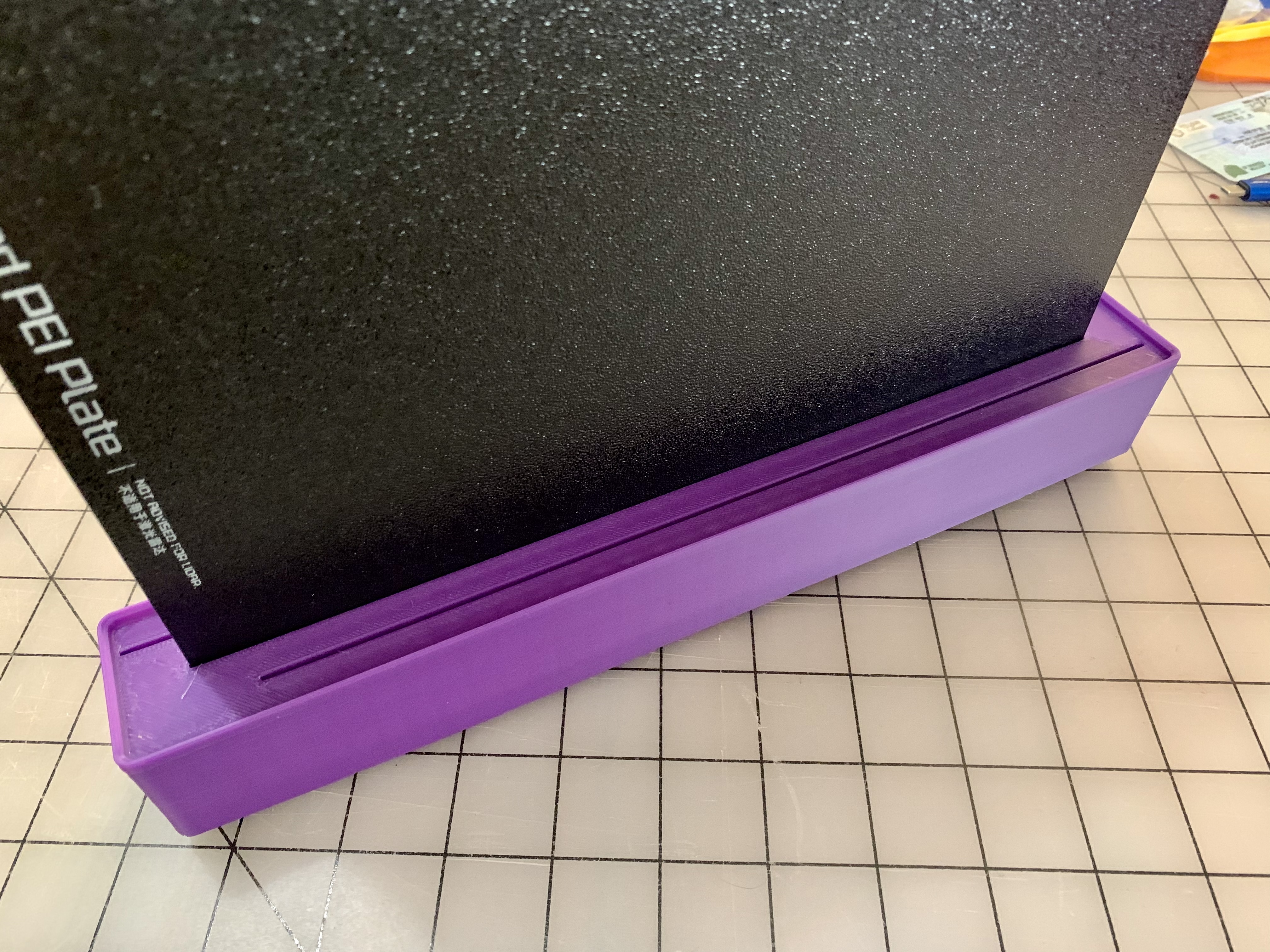 BambuLab Plate Holder for Gridfinity (X1/P1/A1)