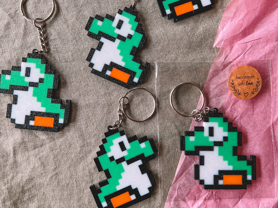 Baby Yoshi keychain